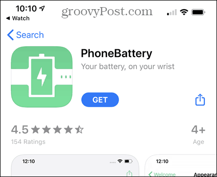 قم بتثبيت تطبيق PhoneBattery من متجر التطبيقات