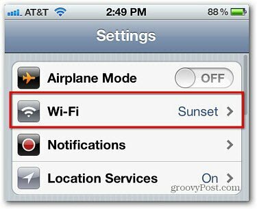 Apple iOS: توقف عن إزعاج WiFi PopUp Notifications