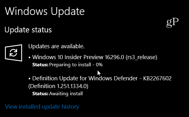تصدر Microsoft إصدارات Windows 10 Preview Build 16296 للكمبيوتر الشخصي
