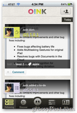 تطبيق OINK Review Community لنظام iOS