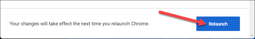 زر إعادة تشغيل Chrome