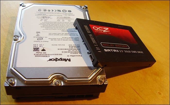 HDD مقابل. SSD