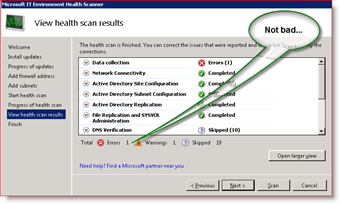 تم إصدار برنامج Microsoft Health Environment Health Scanner
