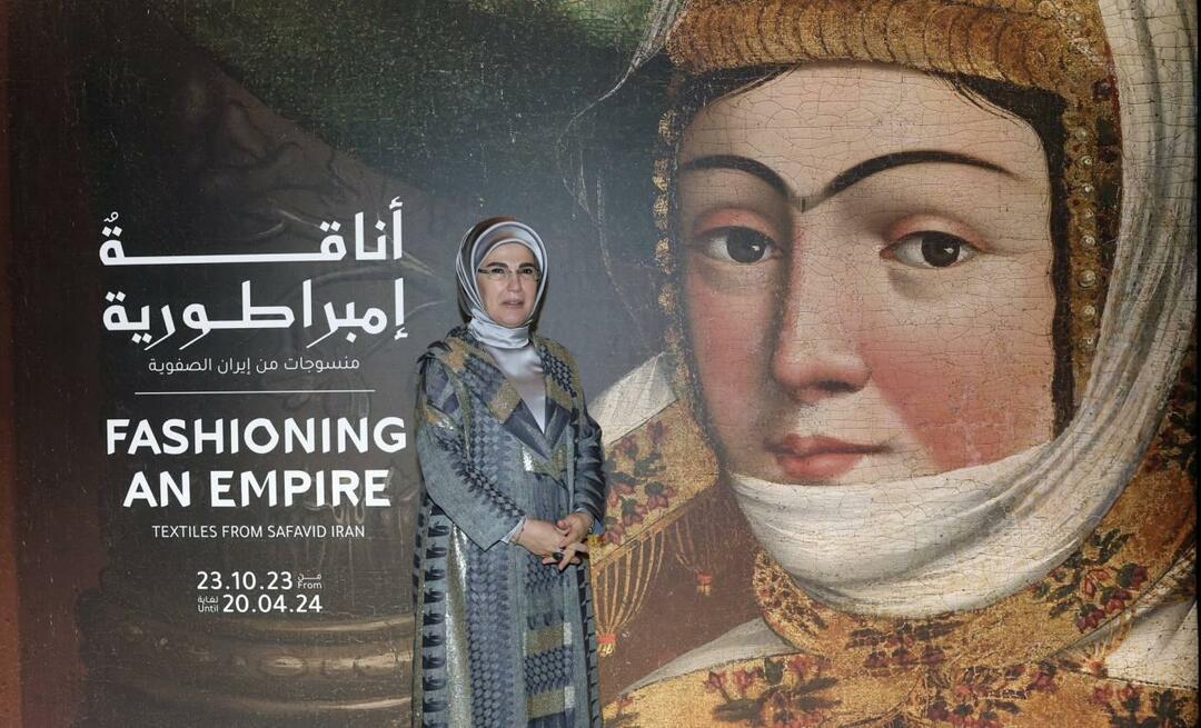 زيارة السيدة الأولى أردوغان إلى متحف قطر للفنون الإسلامية! "شعرت بالسعادة"