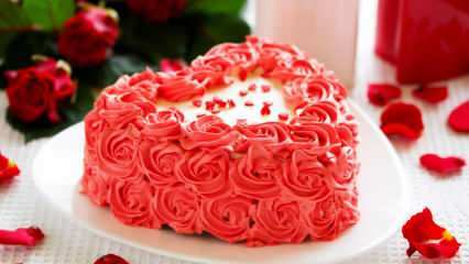 كيف تصنع أسهل كعكة قلب؟ وصفة كعكة عيد ميلاد القلب
