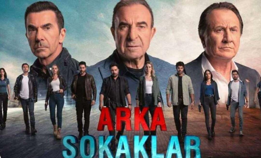 نقل مفاجئ لمسلسل Arka Sokaklar التلفزيوني!