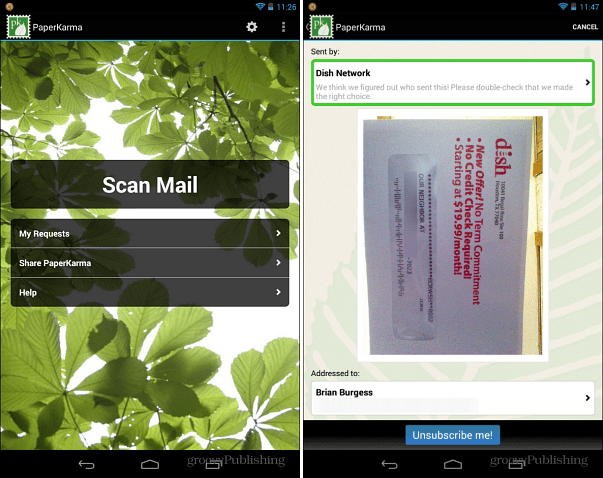 كيفية إيقاف البريد العشوائي مع تطبيق PaperKarma Mobile