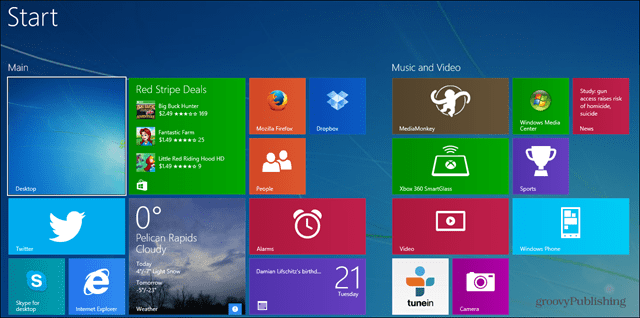 كيفية عمل نسخة احتياطية وإعادة تعيين شاشة بدء تشغيل Windows 8.1