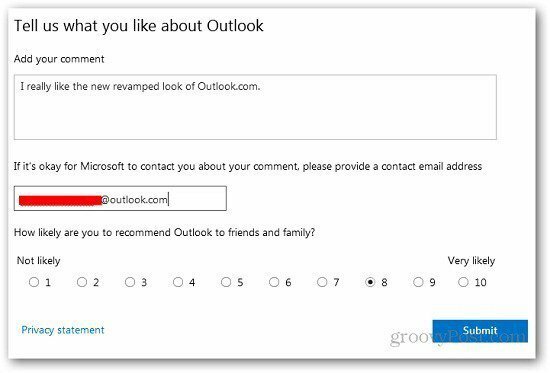 ملاحظات Outlook 3