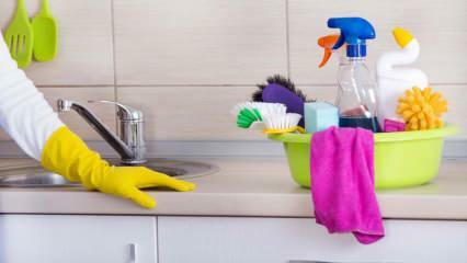 كيف لتنظيف بلاط المطبخ؟ كيفية إزالة بقع بلاط المطبخ بالطرق الطبيعية؟