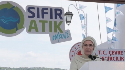 أول مكالمة من السيدة الأولى أردوغان لدعم مشروع "Zero Waste Blue"