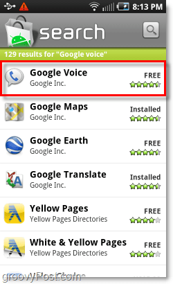 جوّال Android Market Google Voice