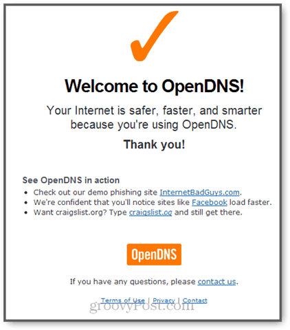 استخدم opendns لحجب المواقع