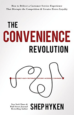 هذه لقطة شاشة لغلاف أحدث كتاب لشيب هاكن ، The Convenience Revolution.