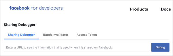 استخدم أداة Debugger للتأكد من أن Facebook يسحب صورة معاينة رابط Facebook الصحيحة.