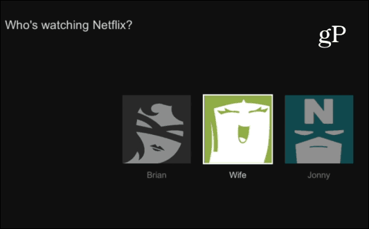 ملفات تعريف مستخدمي Netflix