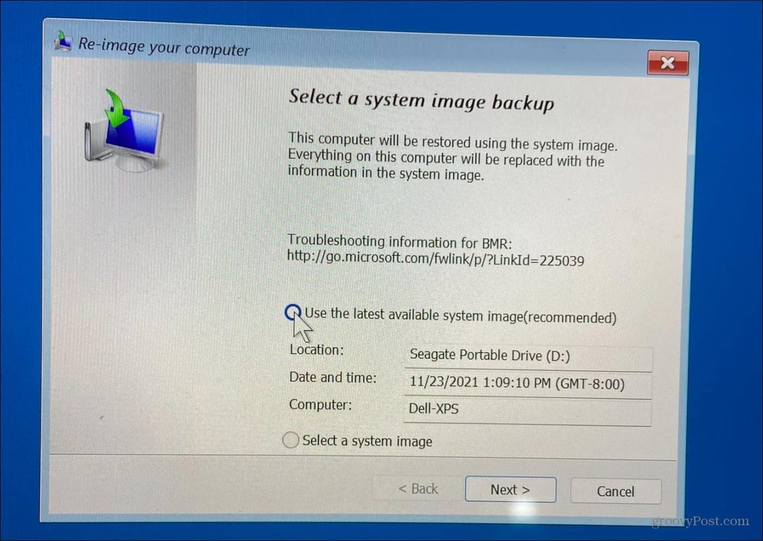 كيفية استرداد Windows 11 باستخدام نسخة احتياطية لصورة النظام