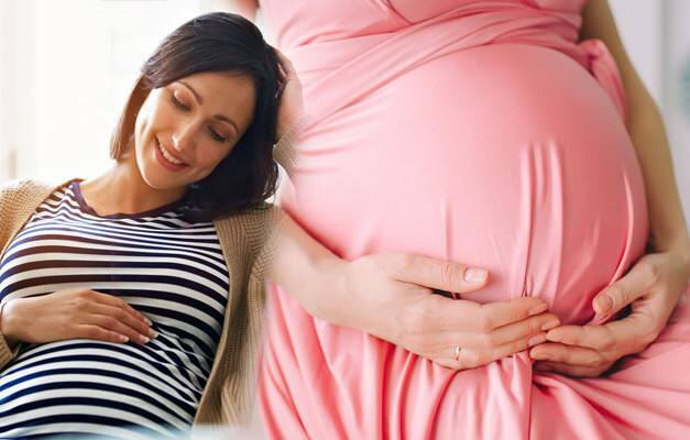 ما الذي يسبب خط البطن أثناء الحمل؟