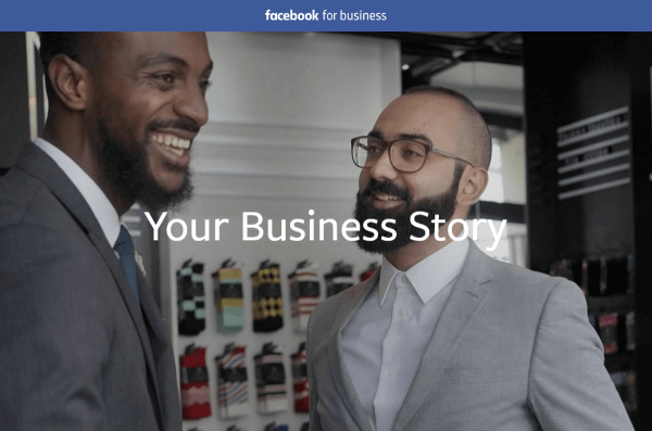 الفيسبوك قصة عملك
