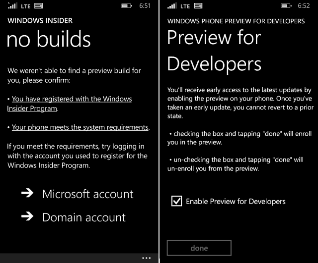 معاينة Windows Phone 10 لدعم أجهزة 512 ميجابايت