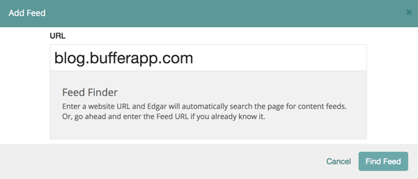 اكتب عنوان URL الخاص بموقع الويب وانقر فوق "بحث عن موجز".