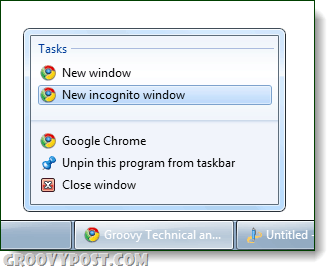 إطلاق متصفح Chrome المتخفي