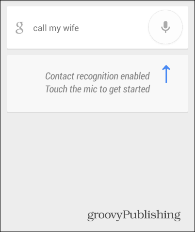 يضيف Google Now خيارًا إلى Call Call Mom