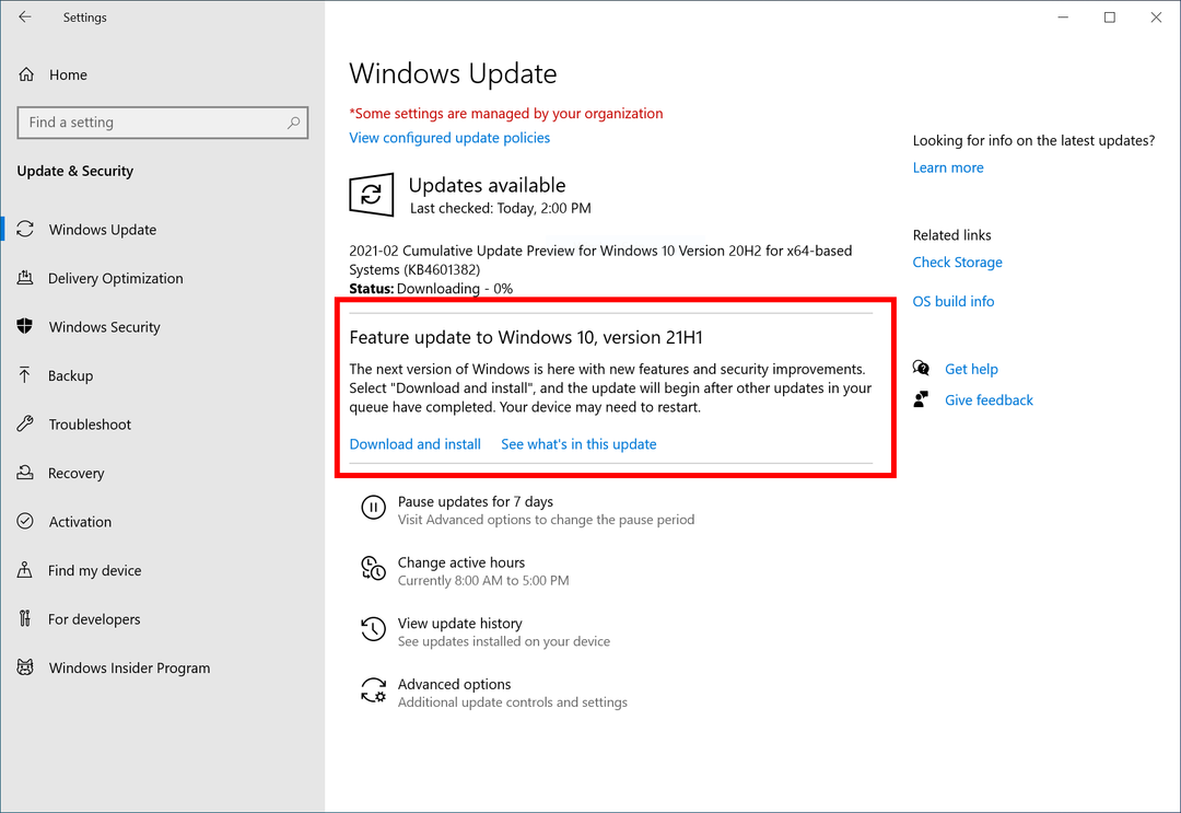 تعلن Microsoft رسميًا عن Windows 10 21H1