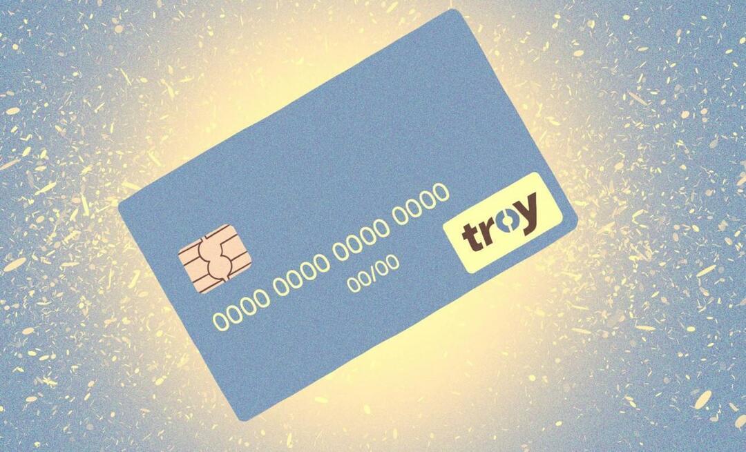 ما الذي يجب علي فعله للتبديل إلى بطاقة TROY؟ أين تم تعيين تروي؟ ما الذي تعنيه بطاقة TROY؟
