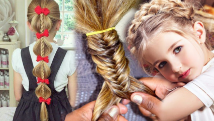 ما هي تسريحات الشعر للأطفال التي يمكن عملها في المنزل؟ تسريحات شعر مدرسية عملية وسهلة
