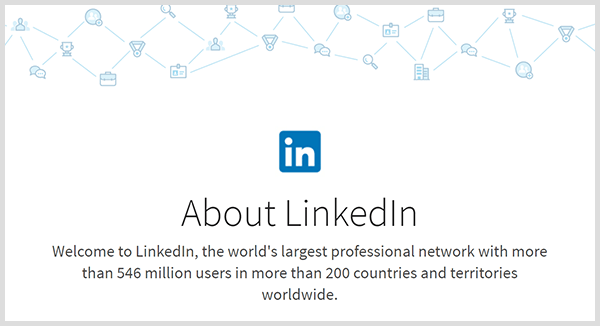 تشير إحصائيات LinkedIn إلى أن النظام الأساسي لديه ملايين الأعضاء ويصل إلى العالم.