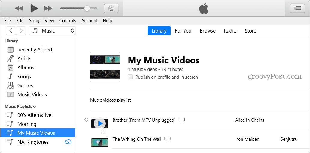كيفية إنشاء قوائم تشغيل الفيديو على Apple Music