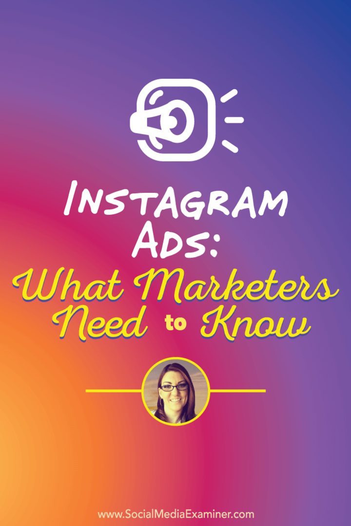 إعلانات Instagram: ما يحتاج المسوقون إلى معرفته: ممتحن وسائل التواصل الاجتماعي