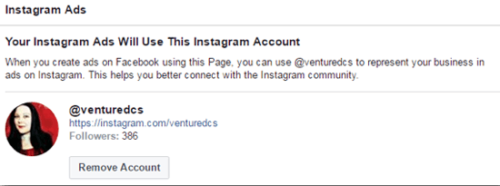 ربط حساب instagram بالفيسبوك