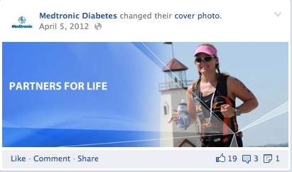 medtronic السكري أول لافتة الفيسبوك