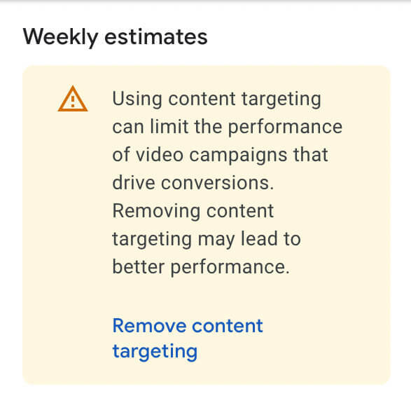 youtube-ad-content-Targeting-tips-for-using-الأسبوعية-التقديرات-المثال -2