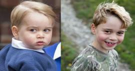 الأمير جورج البالغ من العمر 9 سنوات ينحى عن خجله ويخيف الجميع!