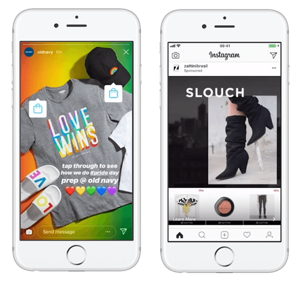 يوسع Facebook جهوده للوصول إلى المتسوقين بسلاسة على Instagram من خلال علامات التسوق وتنسيقات إعلانات المجموعة.