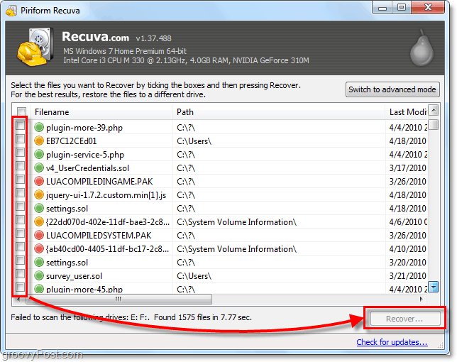 كيفية استرداد أو حذف الملفات المحذوفة بأمان مع Recuva