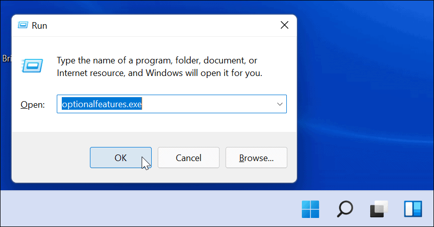 ميزات اختيارية Windows 11