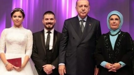 كان الرئيس أردوغان وزوجته أمين أردوغان من شهود العرس!