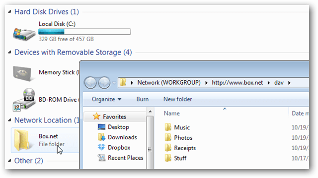Box.net: قم بتعيين حساب مجاني بحجم 50 جيجابايت كمجلد شبكة في Windows