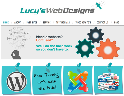 تصاميم الويب lucys