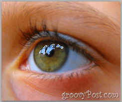 أدوبي فوتوشوب أساسيات - انعكاس تحديد عين الإنسان