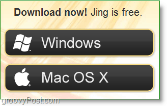 قم بتنزيل jing مجانًا إما في Windows أو Mac OS X