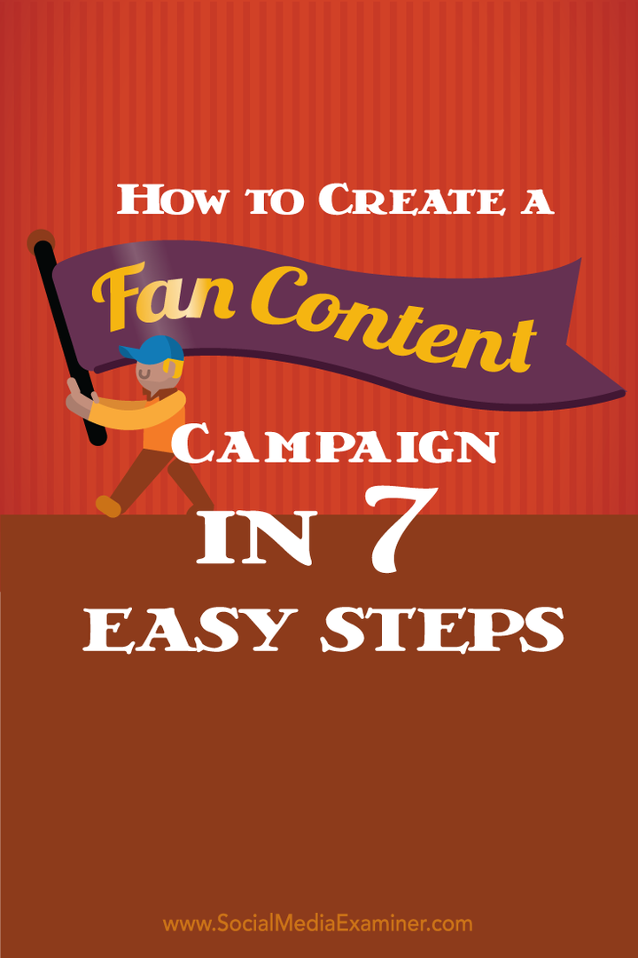 كيفية إنشاء حملة محتوى للمعجبين