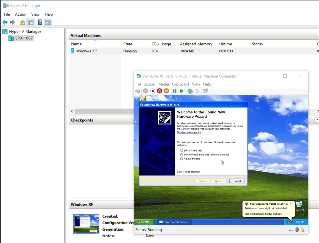 كيفية ترحيل VirtualBox VMs إلى Windows 10 Hyper-V