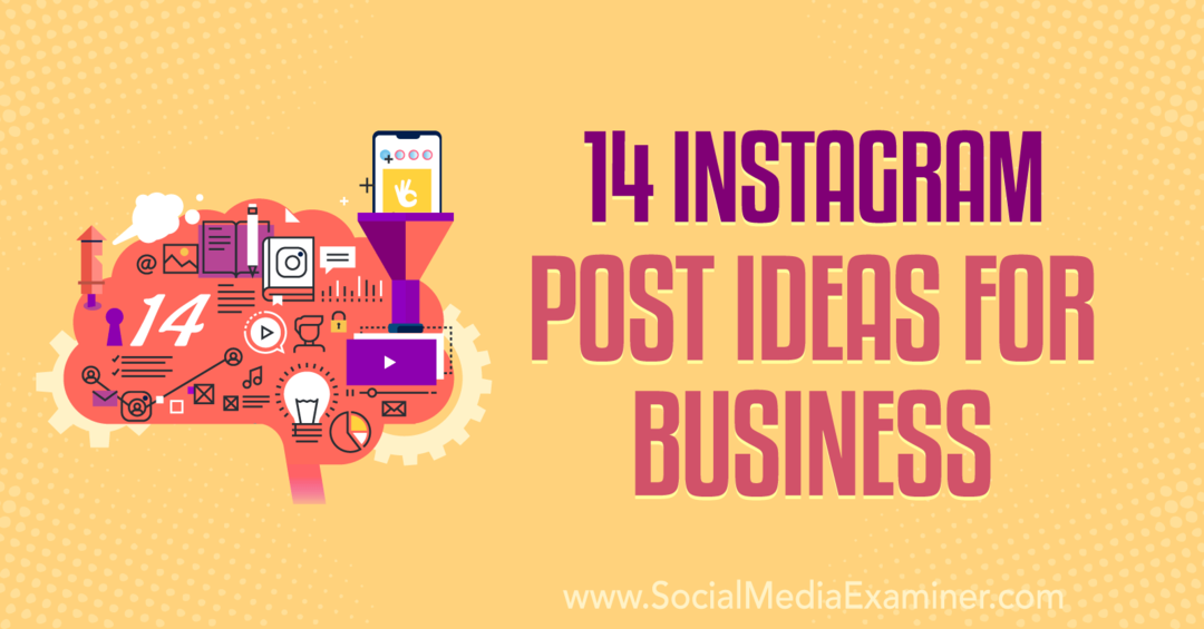 14 Instagram Post Ideas for Business بقلم Anna Sonnenberg على ممتحن وسائل التواصل الاجتماعي.