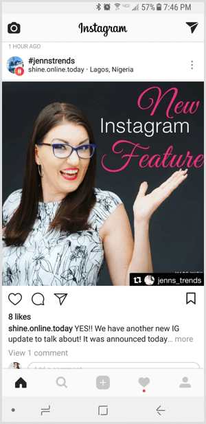 Instagram اتبع علامة التجزئة ذات العلامات التجارية