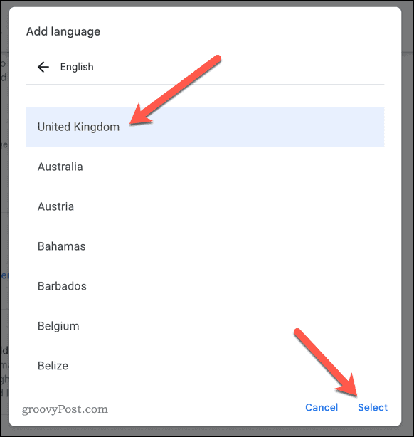 اختيار اللغة المفضلة في Google Drive